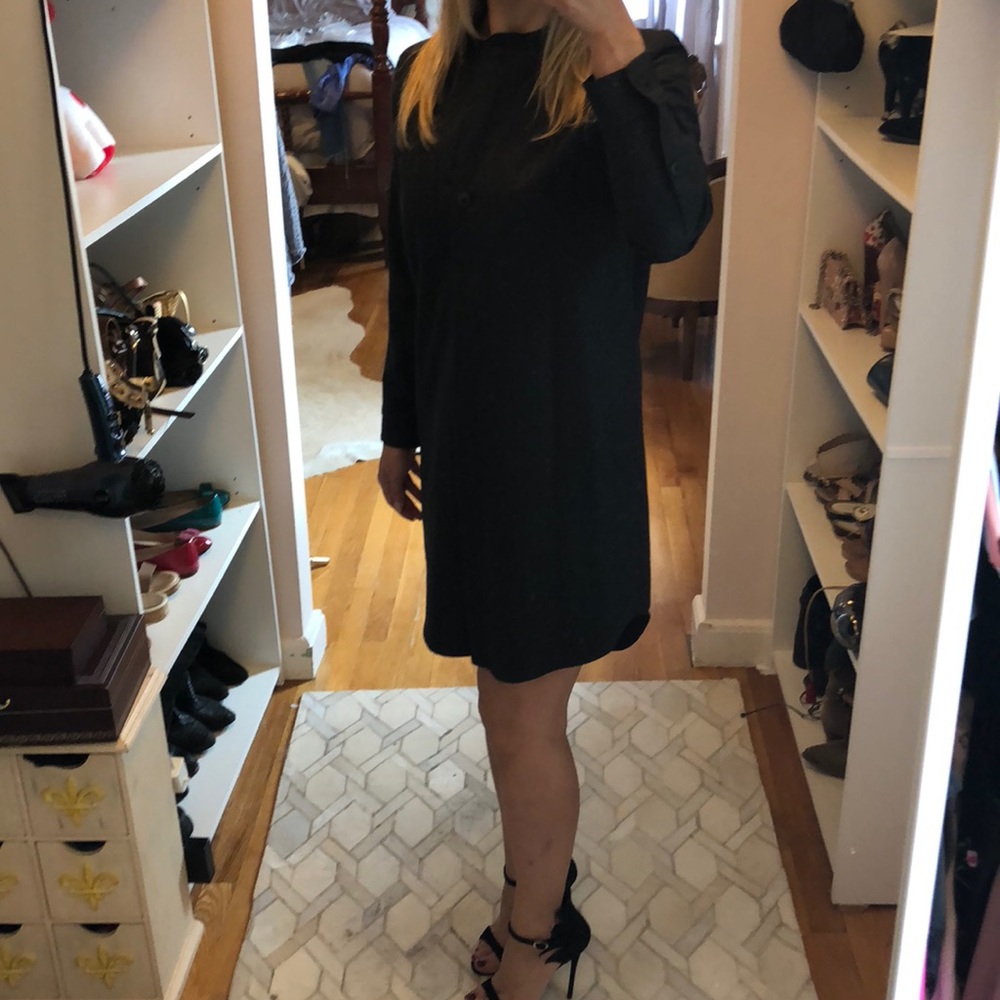 Winter shirt dress